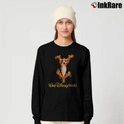 Women’s Walt Disney Tiger Character Graphic Long-Sleeve Top in black | Sleek, Versatile, All-Season