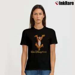 Women’s Walt Disney Tiger Character Graphic Signature T-Shirt in black | Soft, Flattering Fit