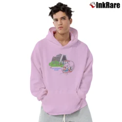 Men’s Walt Disney World Contemporary Resort Pullover Hoodie in light pink | Cozy, Durable, Modern Fit