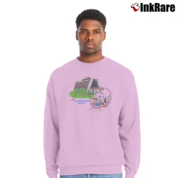 Men’s Walt Disney World Contemporary Resort Crewneck Sweatshirt in light pink | Cozy Fabric, Clean Style