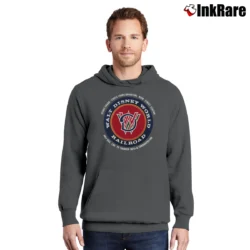 Men’s Walt Disney World Railroad Pullover Hoodie in charcoal | Cozy, Durable, Modern Fit