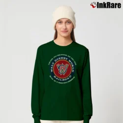 Women’s Walt Disney World Railroad Long-Sleeve Top in forest green | Sleek, Versatile, All-Season