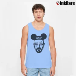 Men’s Walt With Mickey Ears Custom Color Tank Top in light blue | Breathable, Active-Friendly Design