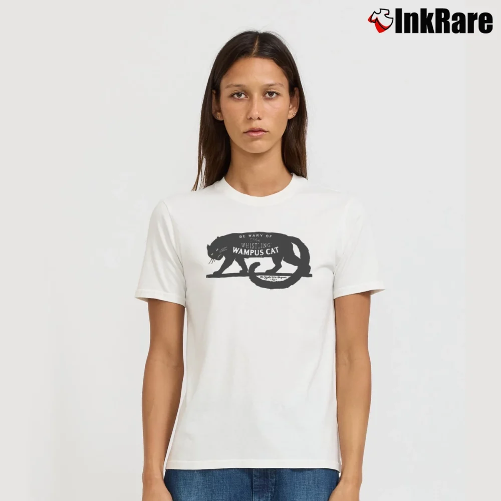 Women’s Wampus Beast Cat Graphic Signature T-Shirt in white | Soft, Flattering Fit