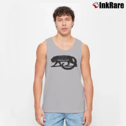 Men’s Wampus Beast Cat Graphic Tank Top in sport grey | Breathable, Active-Friendly Design