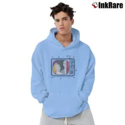Men’s Wandavision Marvel Couple Tv Series Pullover Hoodie in light blue | Cozy, Durable, Modern Fit