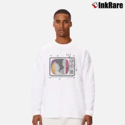 Men’s Wandavision Marvel Couple Tv Series Long-Sleeve Shirt in white | Sleek, Lightweight, Year-Round Wear