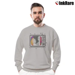 Men’s Wandavision Marvel Couple Tv Series Crewneck Sweatshirt in sport grey | Cozy Fabric, Clean Style