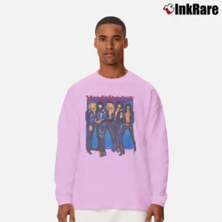 Men’s Warrant 1989 Eats America Tour Long-Sleeve Shirt in light pink | Sleek, Lightweight, Year-Round Wear
