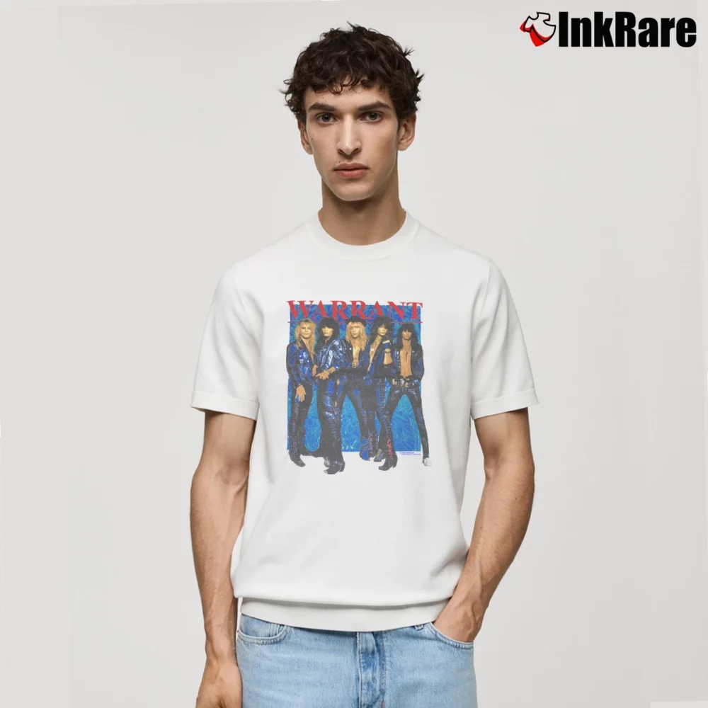 Men’s Warrant 1989 Eats America Tour Classic T-Shirt in white | Soft, Breathable Everyday Wear