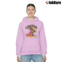 Women’s Warren Lotas Labron Cozy Hoodie in light pink | Warm, Structured, Stylish
