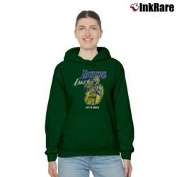 Women’s Warren Lotas Lakers Wl Athletics Cozy Hoodie in forest green | Warm, Structured, Stylish