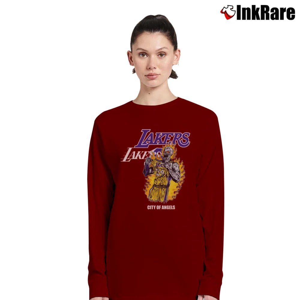 Women’s Warren Lotas Lakers Wl Athletics Long-Sleeve Top in maroon | Sleek, Versatile, All-Season