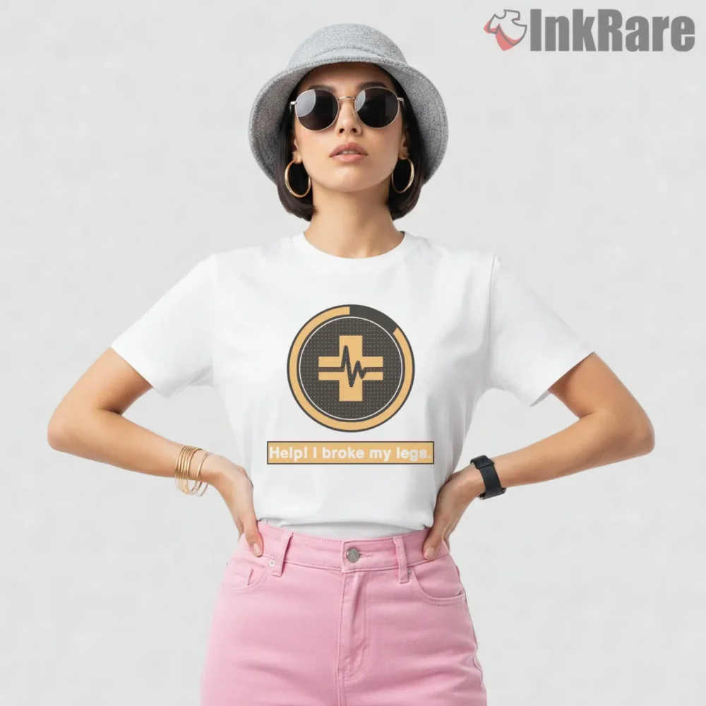 Warzone Parachute Fail Downed Player Humor Shirt on white short sleeve shirt for women graphic tee
