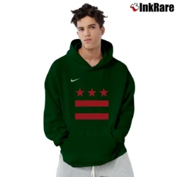 Men’s Washington Wizards City Edition Pullover Hoodie in forest green | Cozy, Durable, Modern Fit