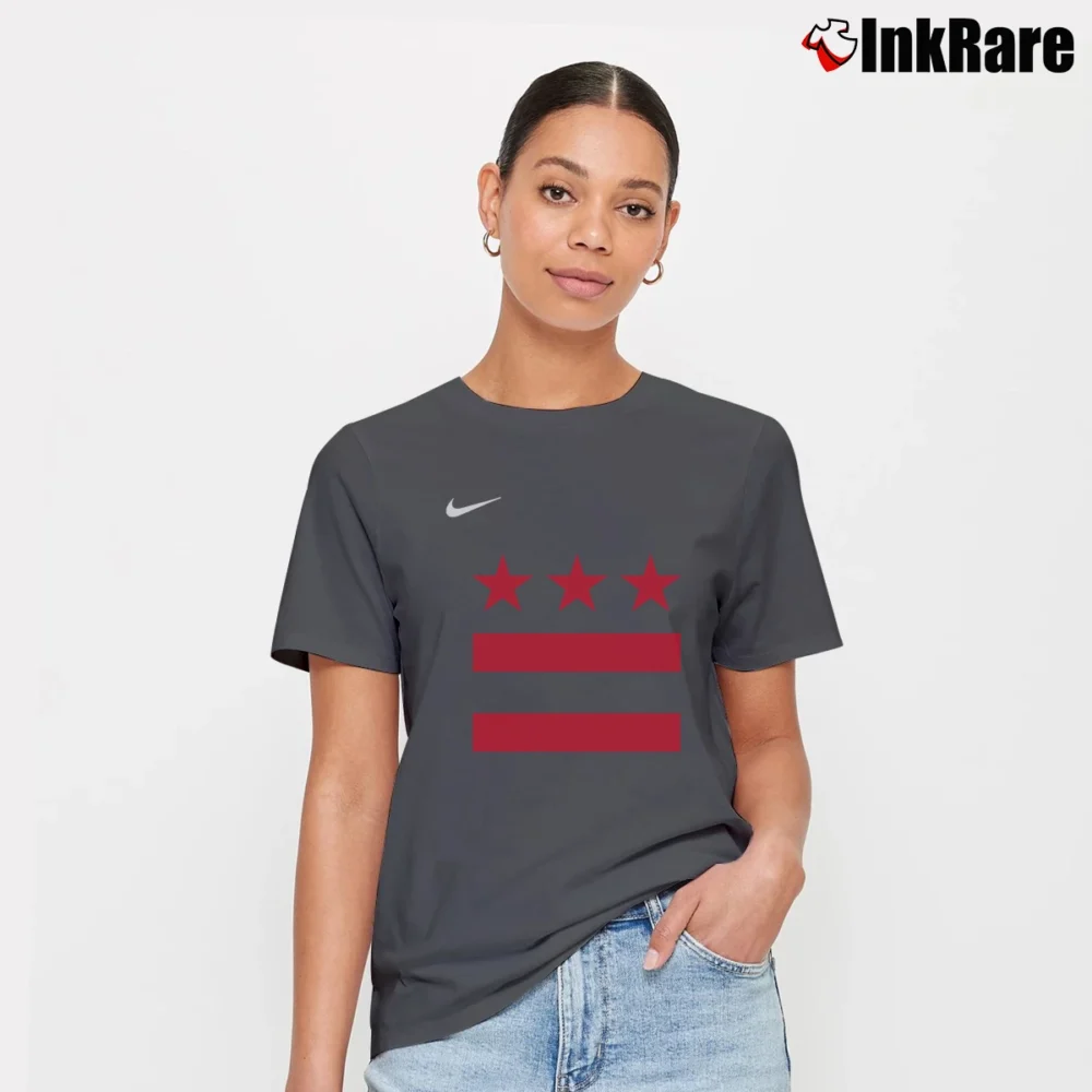 Women’s Washington Wizards City Edition Signature T-Shirt in charcoal | Soft, Flattering Fit