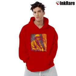 Men’s waylon wyatt vintage outlaw country music Pullover Hoodie in red | Cozy, Durable, Modern Fit