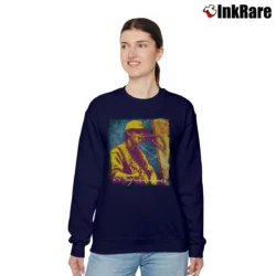 Women’s waylon wyatt vintage outlaw country music Relaxed Sweatshirt in navy | Soft, Laid-Back Vibe