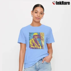 Women’s waylon wyatt vintage outlaw country music Signature T-Shirt in light blue | Soft, Flattering Fit