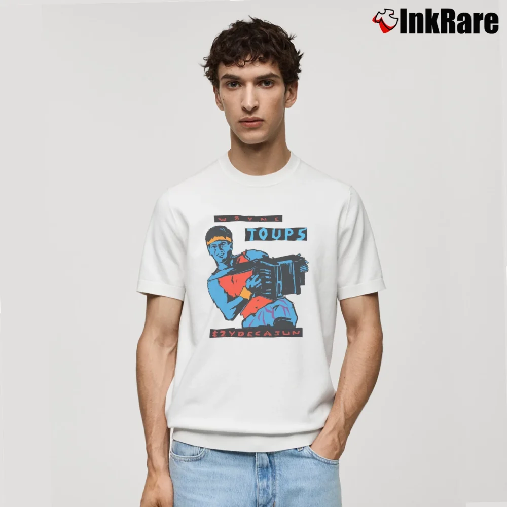 Men’s Wayne Toups Bayon Tour 1989 Classic T-Shirt in white | Soft, Breathable Everyday Wear