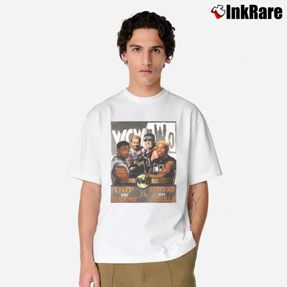 Men’s Wcw Bash At The Beach 1998 Wrestling Classic T-Shirt in white | Soft, Breathable Everyday Wear
