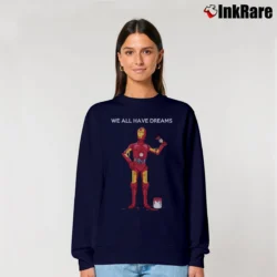 Women’s We All Have Dreams C - 3PO Comedy Star Wars Relaxed Sweatshirt in navy | Soft, Laid-Back Vibe