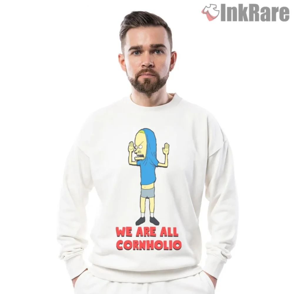 We Are All Cornholio Unity Cartoon Shirt on graphic shirt for men graphic tee