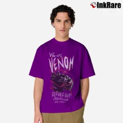 Men’s We Are Venom Marvel Comics Supervillain Classic T-Shirt in purple | Soft, Breathable Everyday Wear