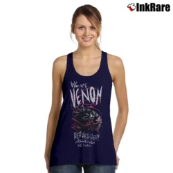 Women’s We Are Venom Marvel Comics Supervillain Tank Top in navy | Lightweight, Movement-Friendly