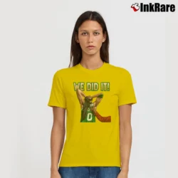 Women’s We Did It Jayson Tatum Signature T-Shirt in yellow | Soft, Flattering Fit