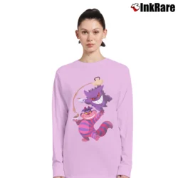 Women’s We're All Ghosts Here Alice In Wonderland Long-Sleeve Top in light pink | Sleek, Versatile, All-Season