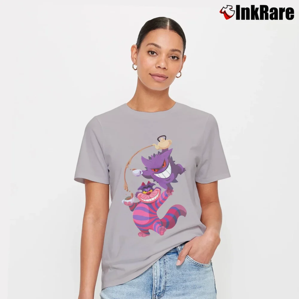 Women’s We're All Ghosts Here Alice In Wonderland Signature T-Shirt in sport grey | Soft, Flattering Fit