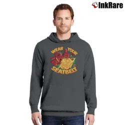 Men’s Wear Your Seatbelt The Odd Pullover Hoodie in charcoal | Cozy, Durable, Modern Fit