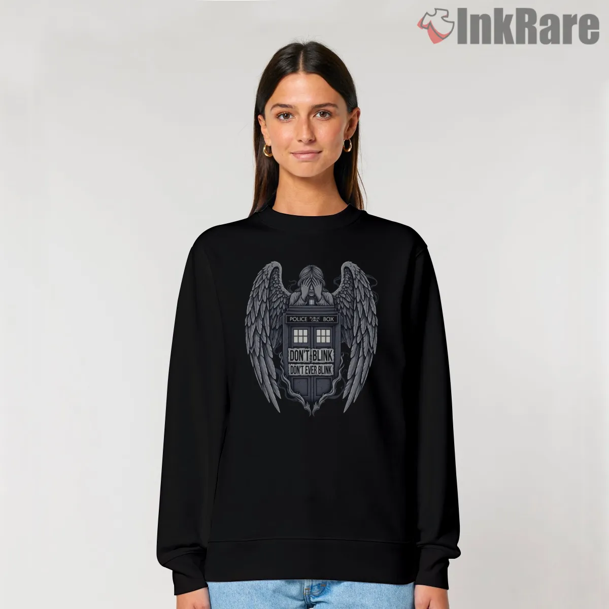 Weeping Angels Dont Blink Tardis Dark Gothic Shirt Weeping Angels Dont Blink Tardis Dark Gothic Shirt on graphic shirt for women graphic tee