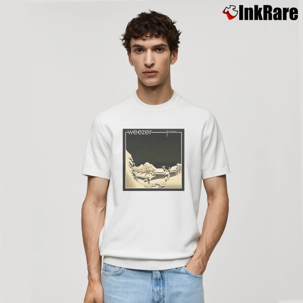 Men’s Weezer Pinkerton Music Classic T-Shirt in white | Soft, Breathable Everyday Wear