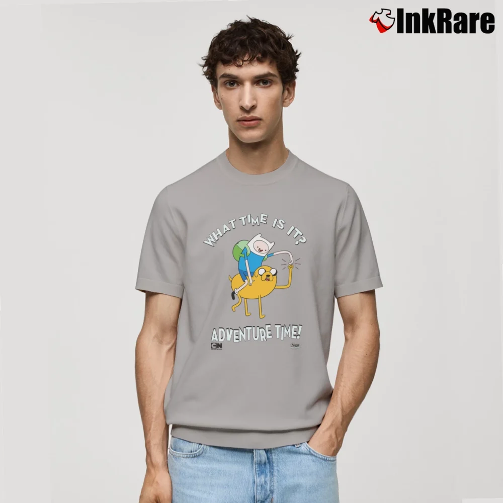 Men’s What Time Is It Adventure Time Classic T-Shirt in sport grey | Soft, Breathable Everyday Wear
