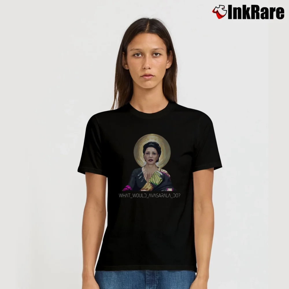 Women’s What Would Avasarala Do The Expanse Signature T-Shirt in black | Soft, Flattering Fit