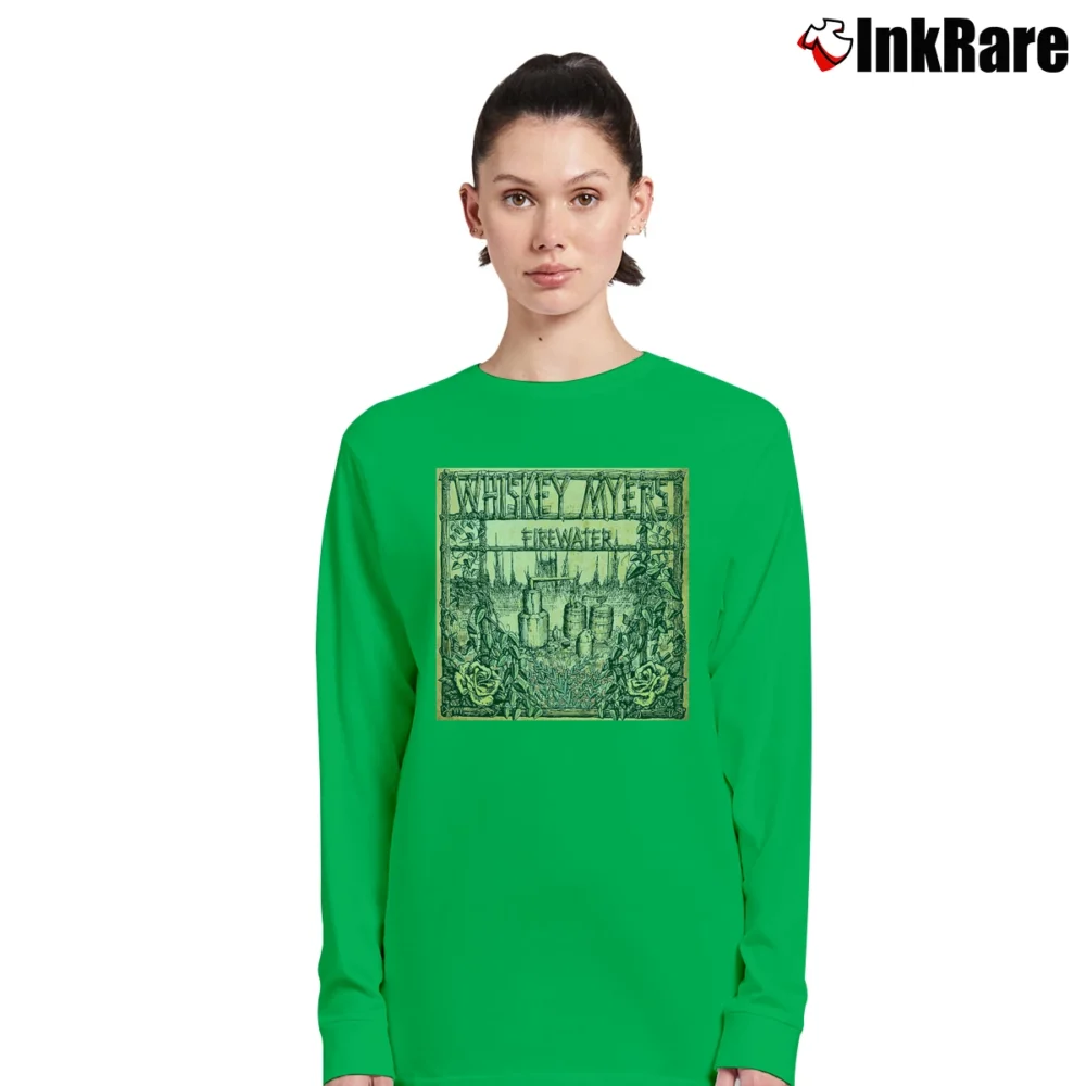 Women’s Whiskey Myers Firewater Long-Sleeve Top in irish green | Sleek, Versatile, All-Season