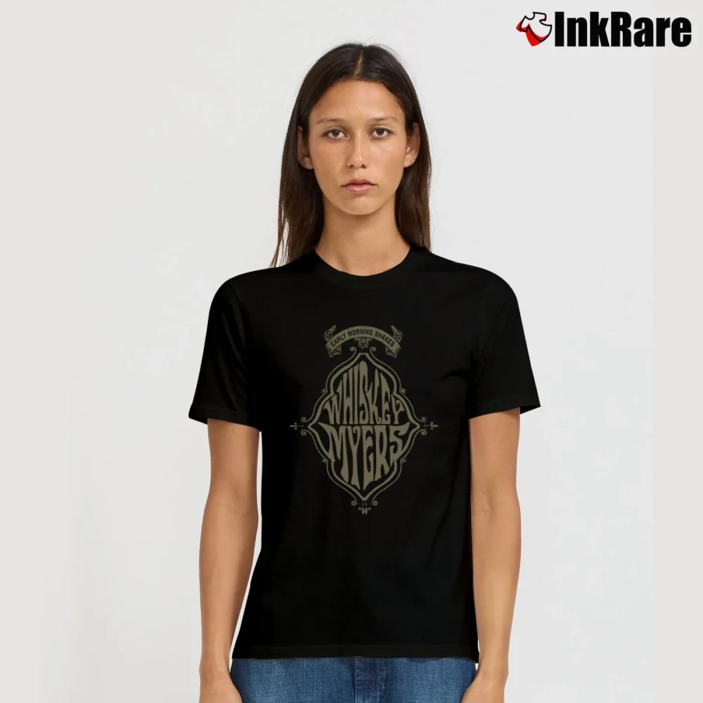 Women’s Whiskey Myers Workout Gym Signature T-Shirt in black | Soft, Flattering Fit