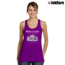 Women’s White Castle By The Sack Tank Top in purple | Lightweight, Movement-Friendly