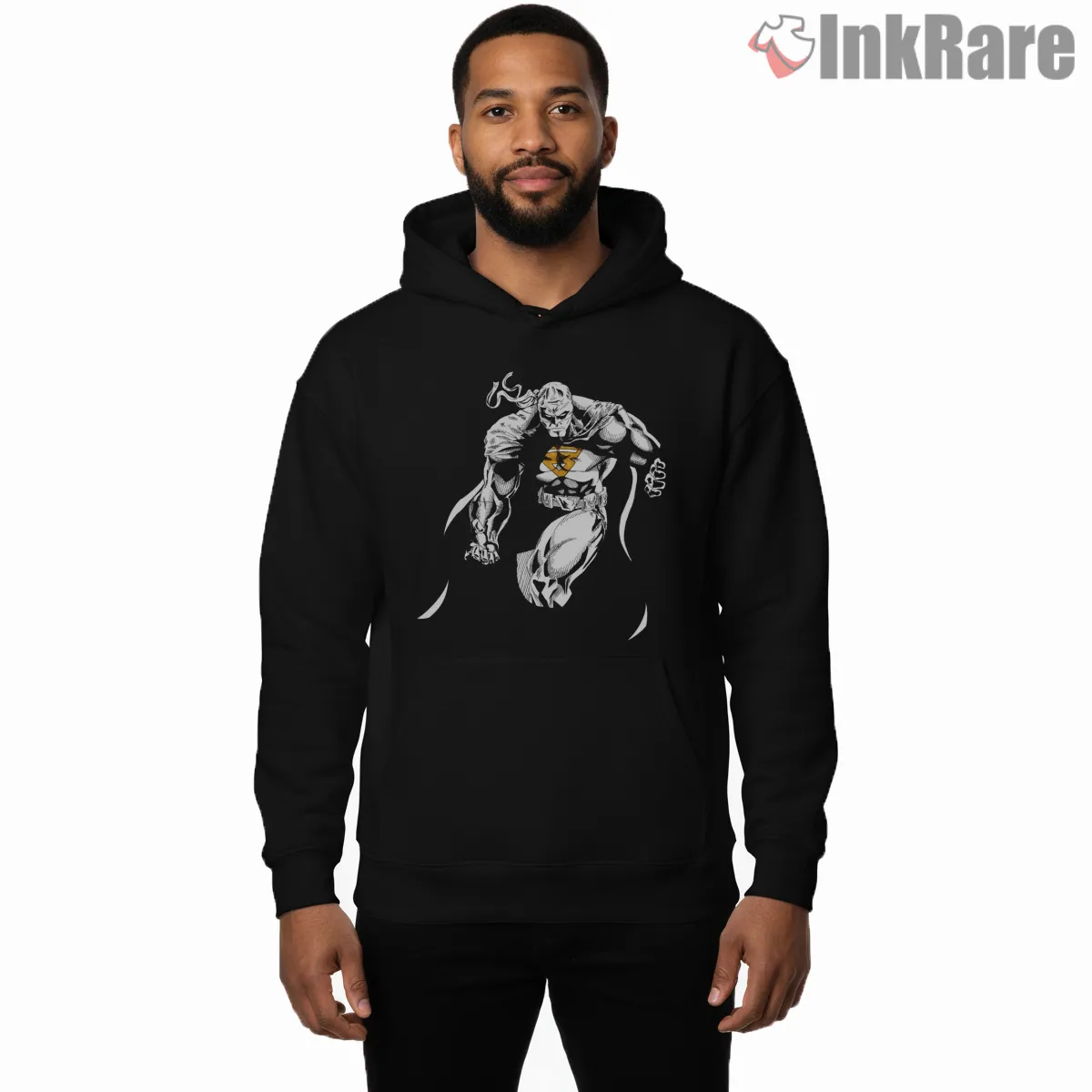 White Knight Returns Batman Shirt on black hoodie for men graphic tee