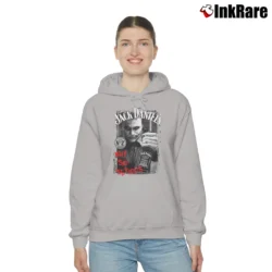 Women’s Why So Serious Jack Daniels Parody Joker Batman Cool Cozy Hoodie in sport grey | Warm, Structured, Stylish