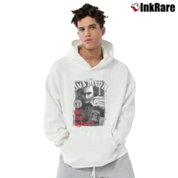 Men’s Why So Serious Jack Daniels Parody Joker Batman Cool Pullover Hoodie in white | Cozy, Durable, Modern Fit