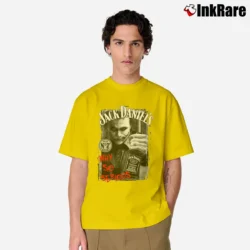 Men’s Why So Serious Jack Daniels Parody Joker Batman Cool Classic T-Shirt in yellow | Soft, Breathable Everyday Wear
