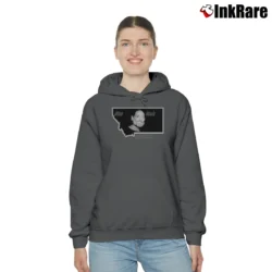 Women’s Willie Nelson Country Music Cozy Hoodie in charcoal | Warm, Structured, Stylish