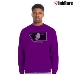 Men’s Willie Nelson Country Music Crewneck Sweatshirt in purple | Cozy Fabric, Clean Style