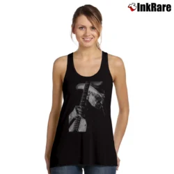 Women’s willie nelson poster country music icon Tank Top in black | Lightweight, Movement-Friendly