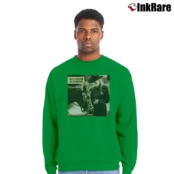 Men’s Willie Nelson Ride Me Back Home Crewneck Sweatshirt in irish green | Cozy Fabric, Clean Style