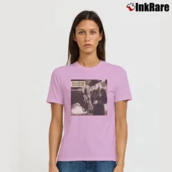 Women’s Willie Nelson Ride Me Back Home Signature T-Shirt in light pink | Soft, Flattering Fit