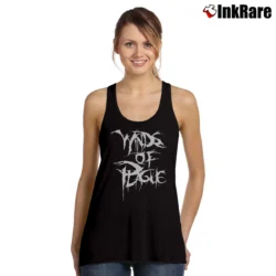Women’s Winds Of Plague Scratch Metal Band Tank Top in black | Lightweight, Movement-Friendly